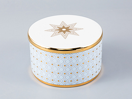 Подарочный набор шкатулка форма Идиллия рисунок Азур арт. 81.28257.00.1