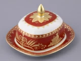Масленка форма Александрия, рисунок Гурьевский сервиз, арт. 80.48458.00.1, 