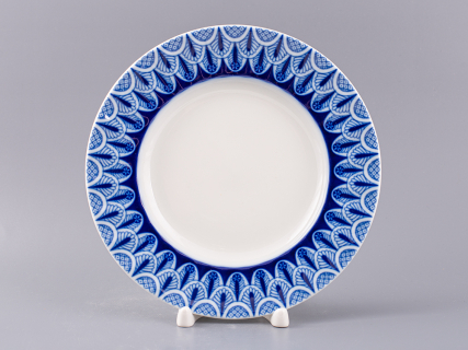 Тарелка мелкая 180 форма Шатровая рисунок Ажур, арт.80.99809.00.1, 