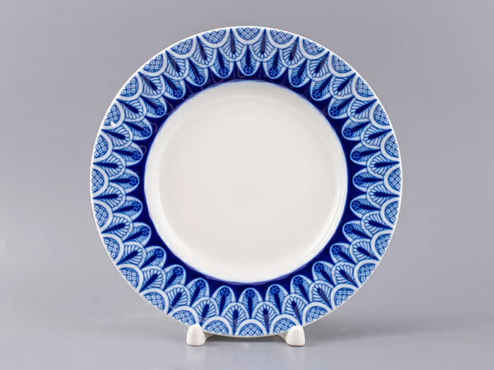 Тарелка мелкая 180 форма Шатровая рисунок Ажур, арт.80.99809.00.1, 