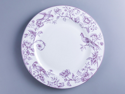 Тарелка мелкая 270 мм форма Европейская рисунок Monplaisir Violet, арт. 80.37453.00.5