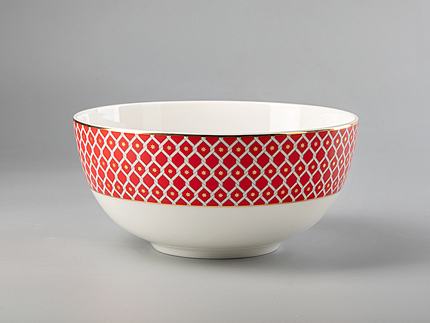 Салатник 195 мм форма Восточная рисунок Скарлетт 2 арт. 80.42074.00.1