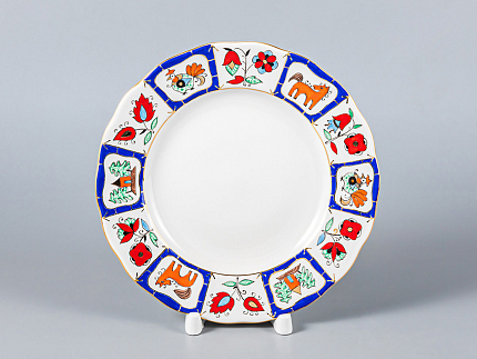 Сервиз чайный форма Тюльпан рисунок Русский лубок, 6 персон 20 предметов, арт. 81.20958.00.1