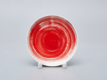 Чашка с блюдцем форма Ландыш рисунок Снеговик, арт. 81.28061.00.1