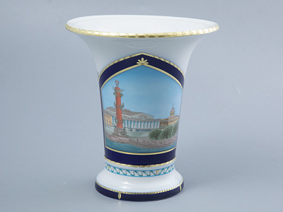Ваза форма Ампирная рисунок Невские берега, арт. 80.44194.00.1