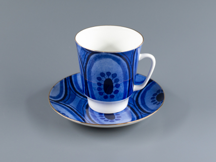 Чашка с блюдцем 165 мл форма Майская рисунок Ethno, арт. 81.27364.00.1, 