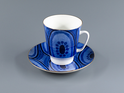 Чашка с блюдцем 165 мл форма Майская рисунок Ethno, арт. 81.27364.00.1