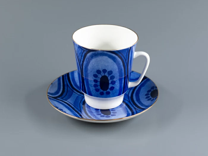 Чашка с блюдцем 165 мл форма Майская рисунок Ethno, арт. 81.27364.00.1, 