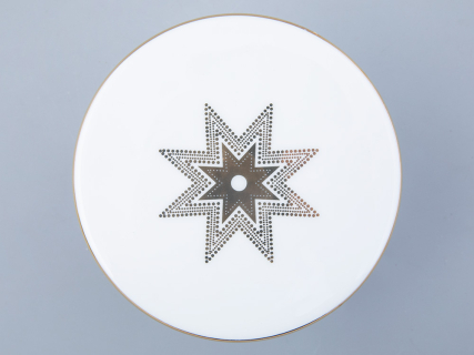 Подарочный набор шкатулка форма Идиллия рисунок Индиго арт. 81.32124.00.1, 