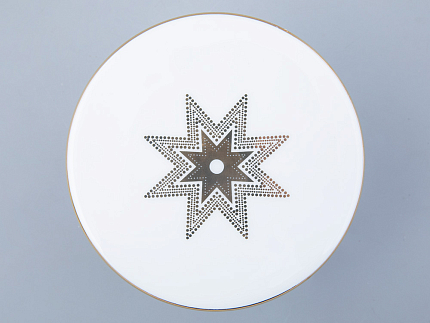 Подарочный набор шкатулка форма Идиллия рисунок Индиго арт. 81.32124.00.1