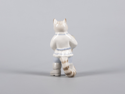 Скульптура  Кот с петушком Друзья арт. 82.43057.00.1, 