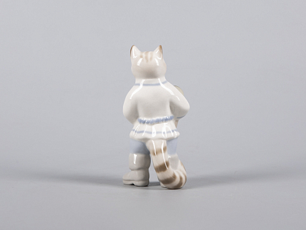 Скульптура  Кот с петушком Друзья арт. 82.43057.00.1