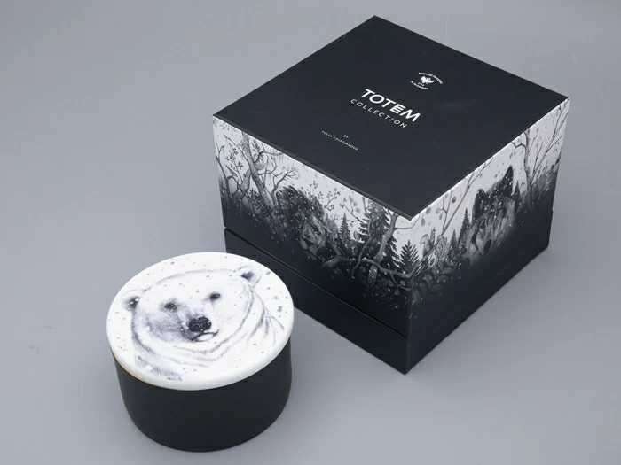 Шкатулка в подарочной упаковке, форма Идиллия, рисунок Тотем. Медведь арт. 81.31594.00.1, 