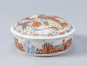 Туалетная коробочка форма Круглая рисунок Фигурное катание №2 арт. 80.87452.00.1, 