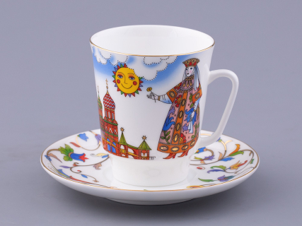 Чашка с блюдцем форма Майская рисунок Московский Собор, арт. 81.32623.00.1, 