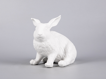 Скульптура Кролик домашний Белый арт. 81.30991.00.1