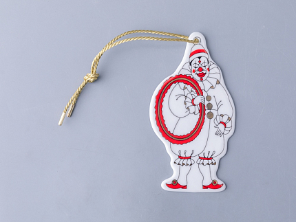 Елочные игрушки 5шт в подарочной упаковке, рисунок Гранд цирк, арт 81.34385.00.1