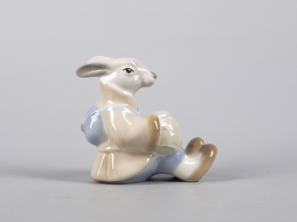 Скульптура форма Заяц с капустой рисунок Забота, арт. 82.43055.00.1, 