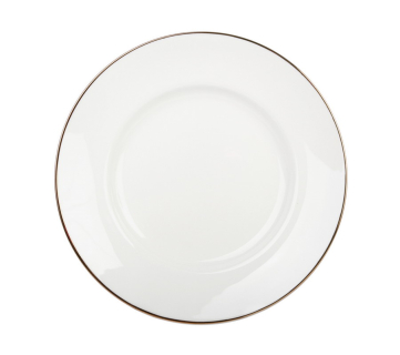 Тарелка мелкая 155 мм форма Гладкая рисунок Золотой кантик арт. 80.06317.00.1, 