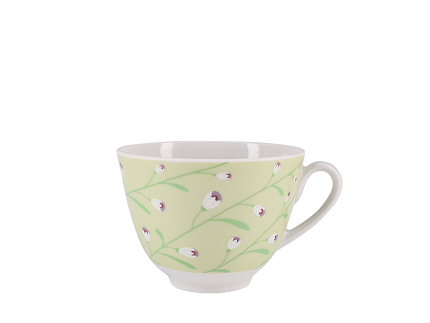 Чашка с блюдцем чайная форма Весенняя рисунок Весенний бриз, арт. 81.28218.00.1