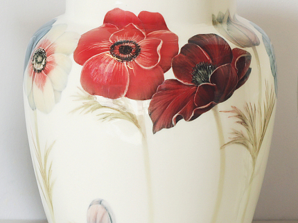 Ваза форма Китайская малого размера, рисунок Анемоны, арт. 80.48119.00.1