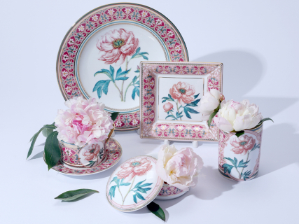 Бокал 400 мл в подарочной упаковке, форма Соло, рисунок Дивный Пион, арт. 81.32714.00.1, 