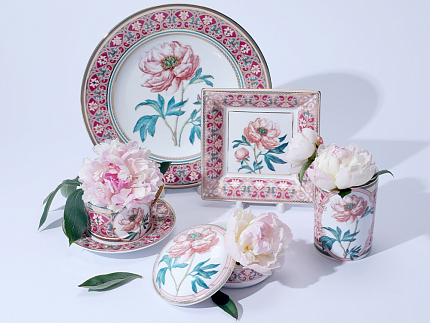 Бокал 400 мл в подарочной упаковке, форма Соло, рисунок Дивный Пион, арт. 81.32714.00.1