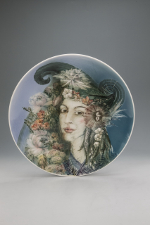 Блюдо декоративное 450 Круглая Лето. Alisan. Из серии Времена года арт. 40.00751.00.1, 