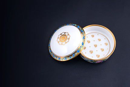 Шкатулка Райский сад, на форме Круглая, арт 45.03150.00.1