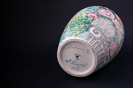 Ваза Павильон роз, форма Ламповая, арт 45.09399.00.1