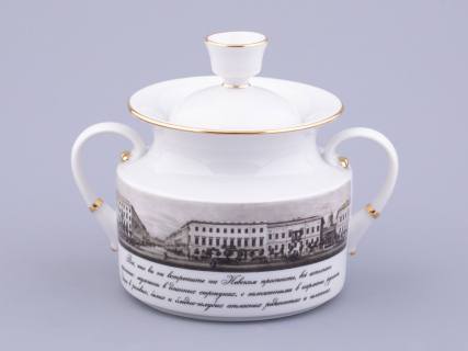 Сервиз чайный на 6 персон 15 предметов, форма Банкетная рисунок Великолепный Невский, арт. 81.32683.00.1, 