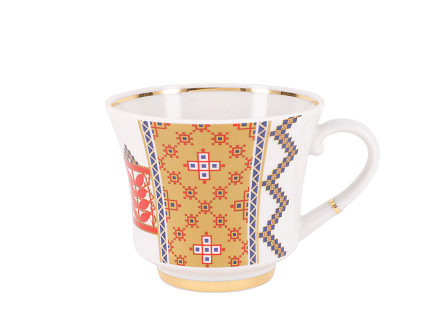 Чашка с блюдцем чайная 220 мл форма Банкетная рисунок Рушник арт. 81.28337.00.1