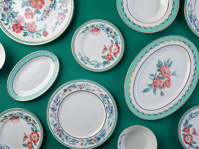 Сервиз столовый форма Премиум Рисунок Улыбка флоры, 6 персон 24 предмета арт. 81.30749.00.1