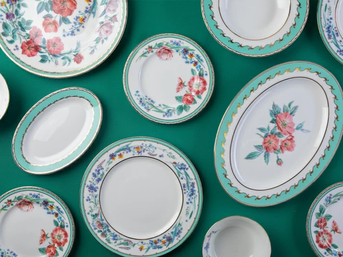 Сервиз столовый форма Премиум Рисунок Улыбка флоры, 6 персон 24 предмета арт. 81.30749.00.1, 