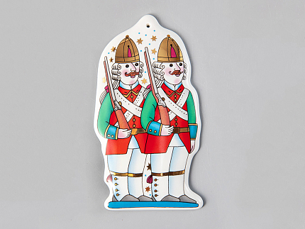 Елочная игрушка рисунок Солдатики арт. 80.38546.00.1