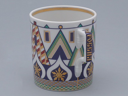 Чашка с блюдцем чайная, форма Гербовая, рисунок Великая Русь 1, арт. 81.31999.00.1