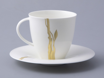 Чашка с блюдцем чайная форма Оливия рисунок Лидия арт. 81.31431.00.1, 