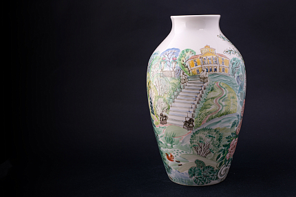 Ваза Императорский букет, форма Ламповая, арт 45.09398.00.1