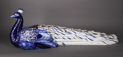 Скульптура Павлин лежащий Восточная сказка арт. 62.09390.00.5