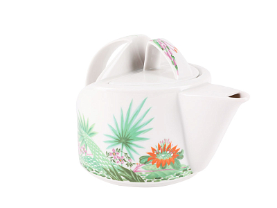 Сервиз чайный форма Баланс рисунок Джангл, 6 персон 14 предметов арт. 81.28664.00.1