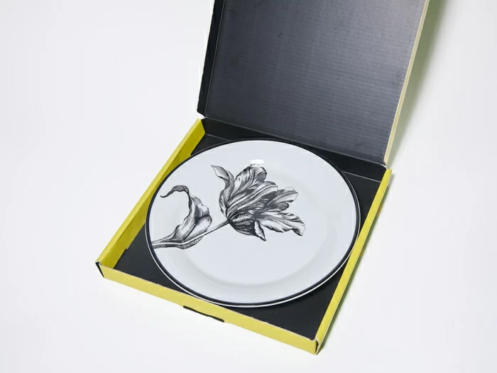 Тарелка плоская 200 мм, в подарочной упаковке, форма Юлиана, рисунок Волшебный сад V, арт. 81.34184.00.1, 