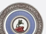 Блюдо круглое 300 мм, форма Европейская, рисунок Серебряный город, арт. 80.47458.00.1, 