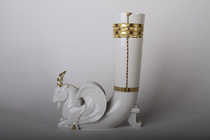 Скульптура Ритон-козерог Золотой арт. 62.07789.00.5