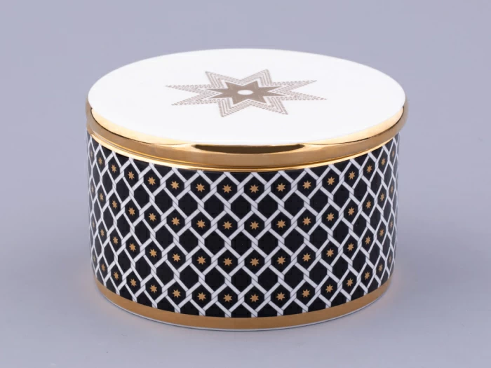 Шкатулка в подарочной упаковке, форма Идиллия, рисунок Неро 2, арт 81.32912.00.1, 