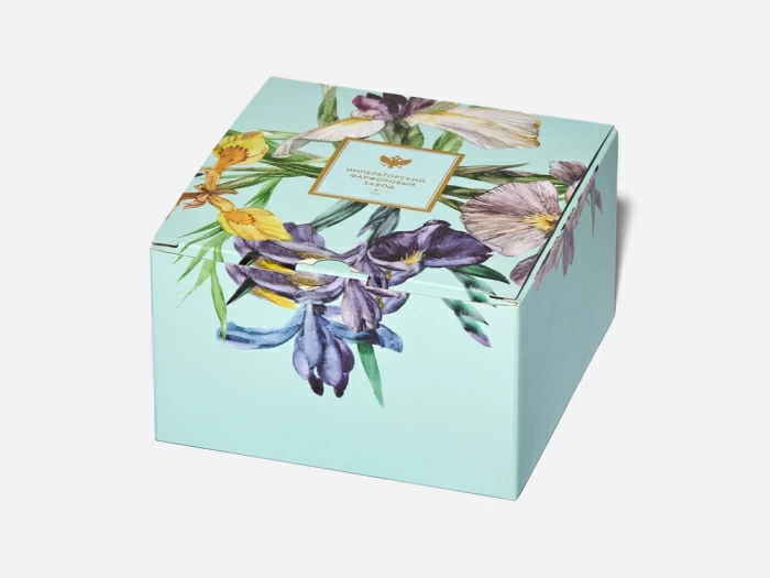 Чашка с блюдцем L’Art des Fleurs (Искусство цветов) в подарочной упаковке, форма Весенняя 2, рисунок Тигровый ирис, арт 81.33404.00.1, 