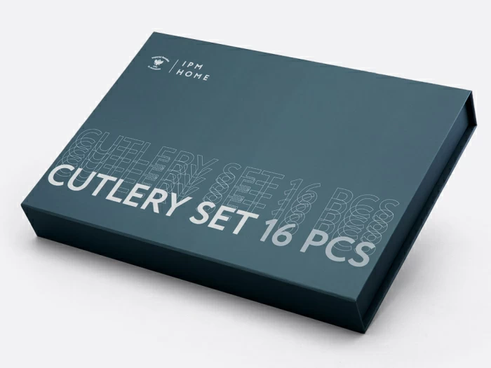 Комплект столовых приборов Урбан matte black 4 персоны, 16 предметов арт. 14.12013.01, 