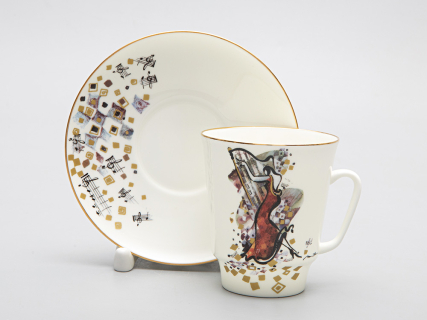 Трехпредметный комплект форма Майская рисунок "Семь нот от Миши Ленна" Ми 165 мл арт. 81.30093.00.1, 