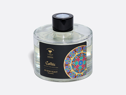 Аромадиффузор в подарочной упаковке, форма Топ, рисунок Готический 2, аромат Полночь, арт 81.34890.00.1