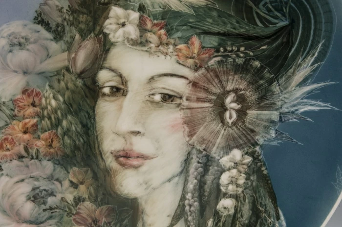 Блюдо декоративное 450 Круглая Лето. Alisan. Из серии Времена года арт. 40.00751.00.1, 