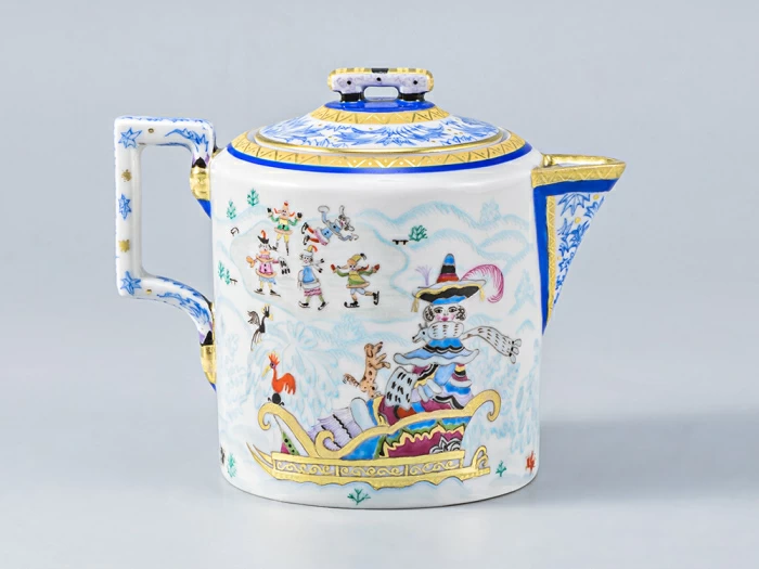 Сливочник, форма Гербовая, рисунок Зимние забавы арт. 80.07797.00.1, 